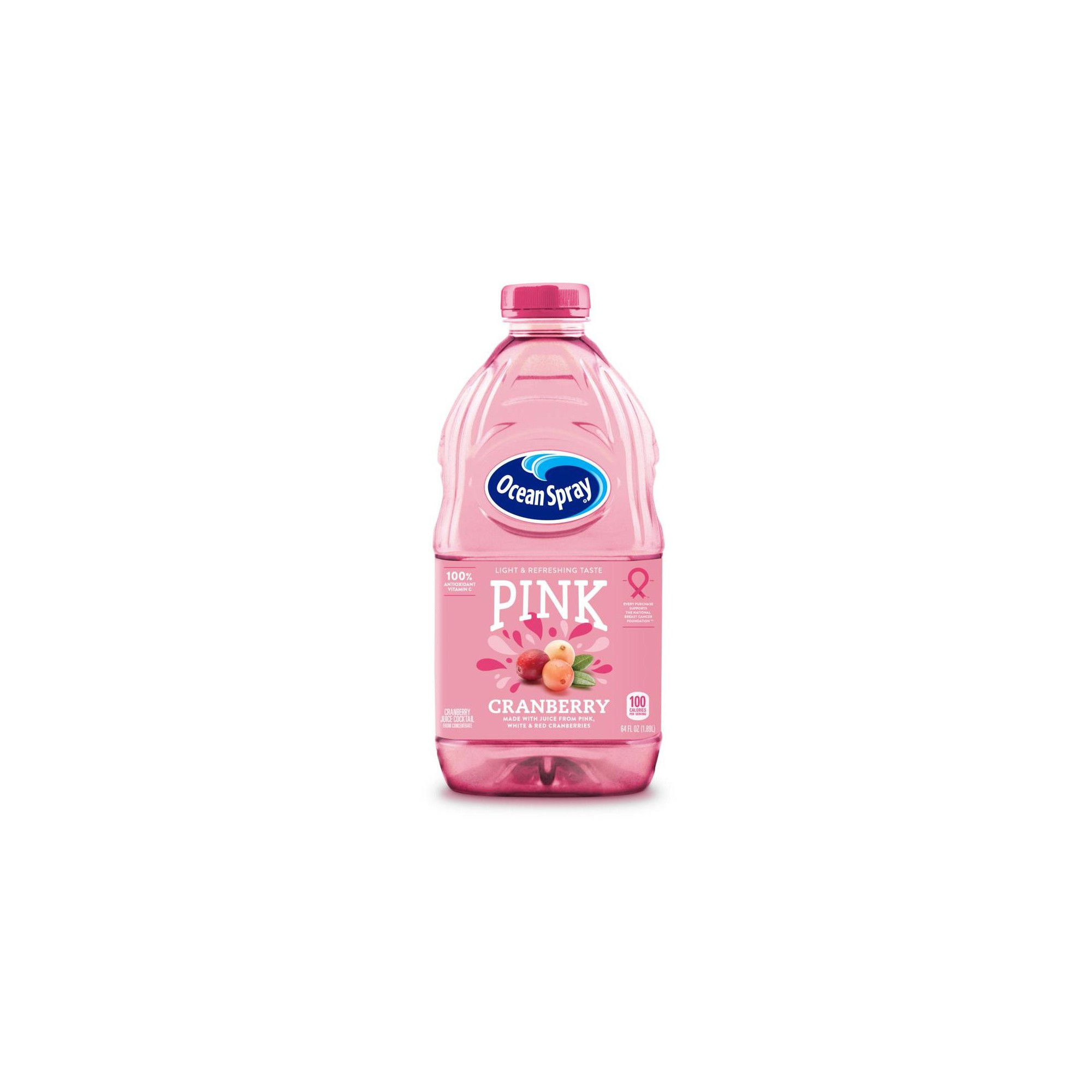 Ocean Spray, Pink Cranberry Juice Cocktail, 64 Oz (Case of 8) thumbnail