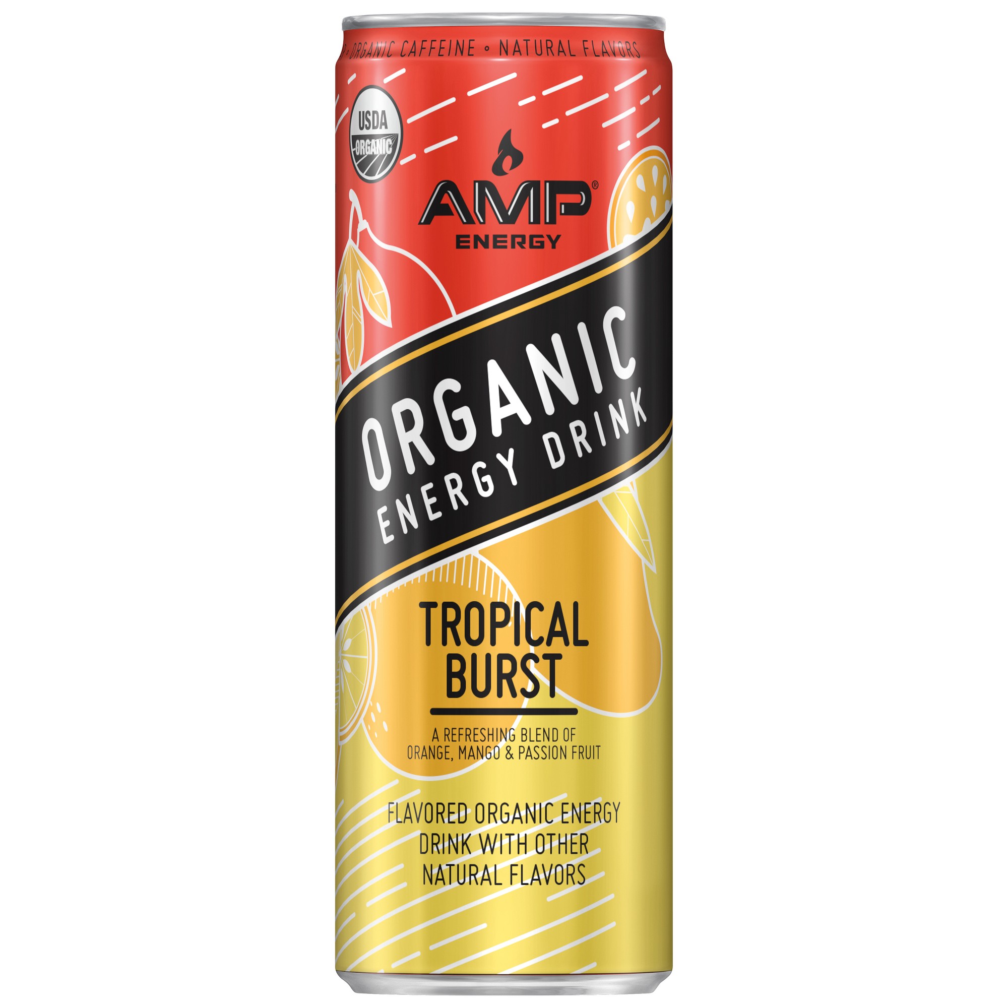 AMP Energy Organic Tropical Burst Energy Drink, 12 Fl. Oz. thumbnail