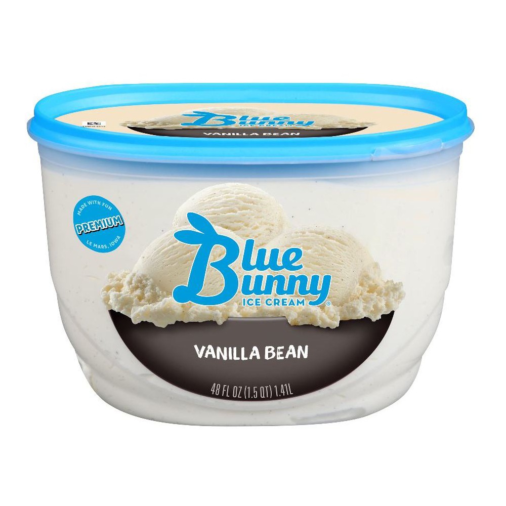 Blue Bunny Vanilla Bean Ice Cream - 48 Fl Oz