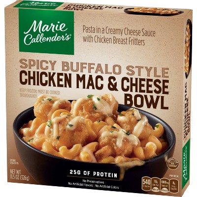 Fried Buffalo Style Mac & Cheese Pasta in a Creamy Cheese Sauce with Chicken Breast Fritters Bowl, Fried Chicken Buffalo Style Mac & Cheese Bowl thumbnail
