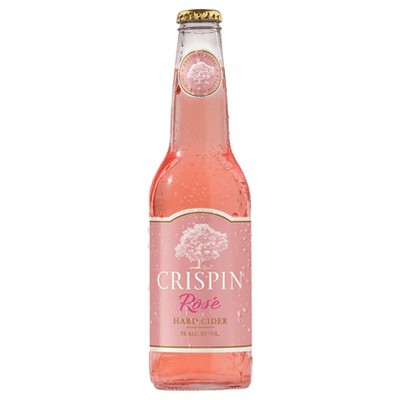 Crispin Gluten Free Rose Hard Cider, 6 Pack Cider, 12 Fl. Oz. Bottles, 5% ABV thumbnail