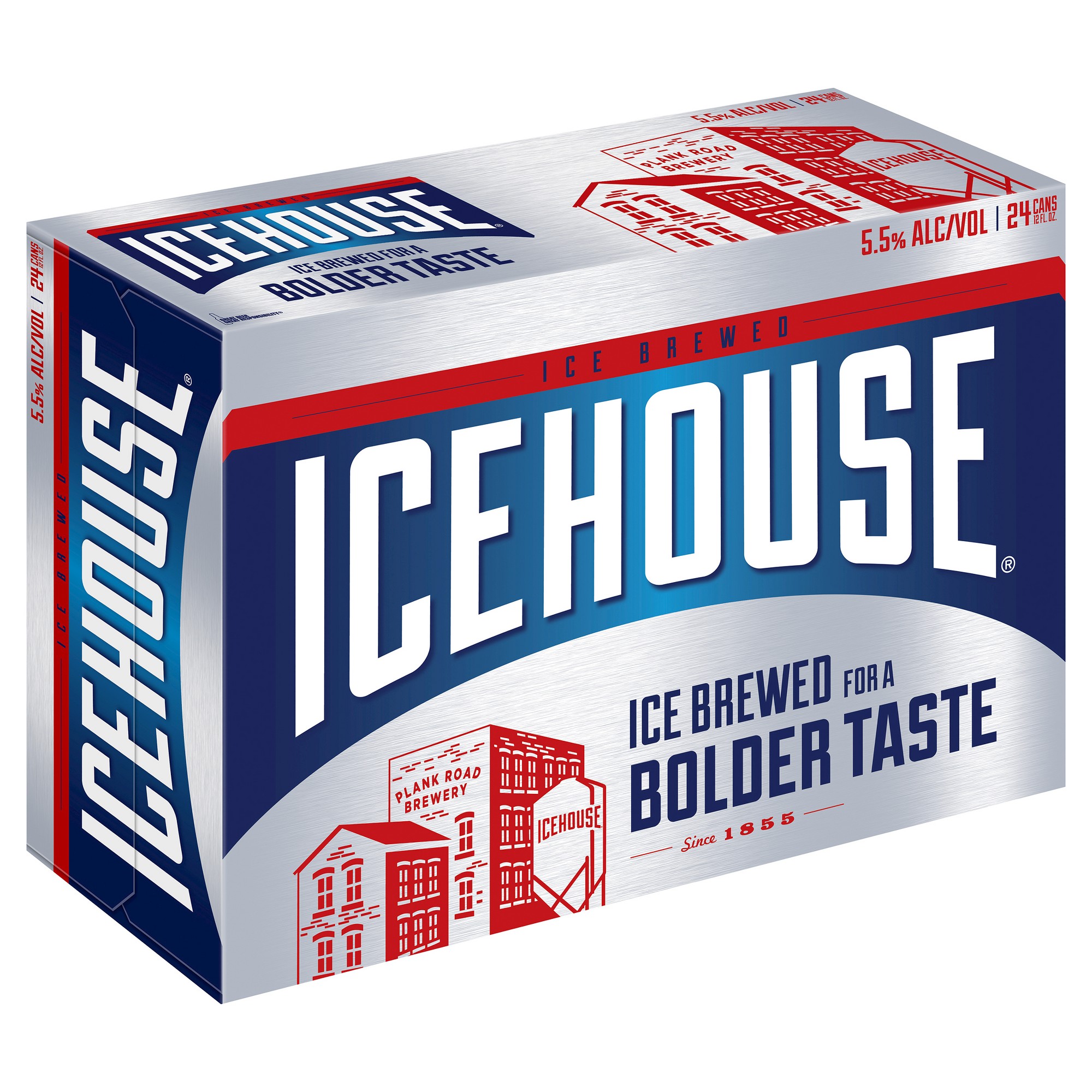 Icehouse Beer, American Lager, 24 Pack Beer, 12 Fl. Oz. Cans, 5.5% ABV thumbnail