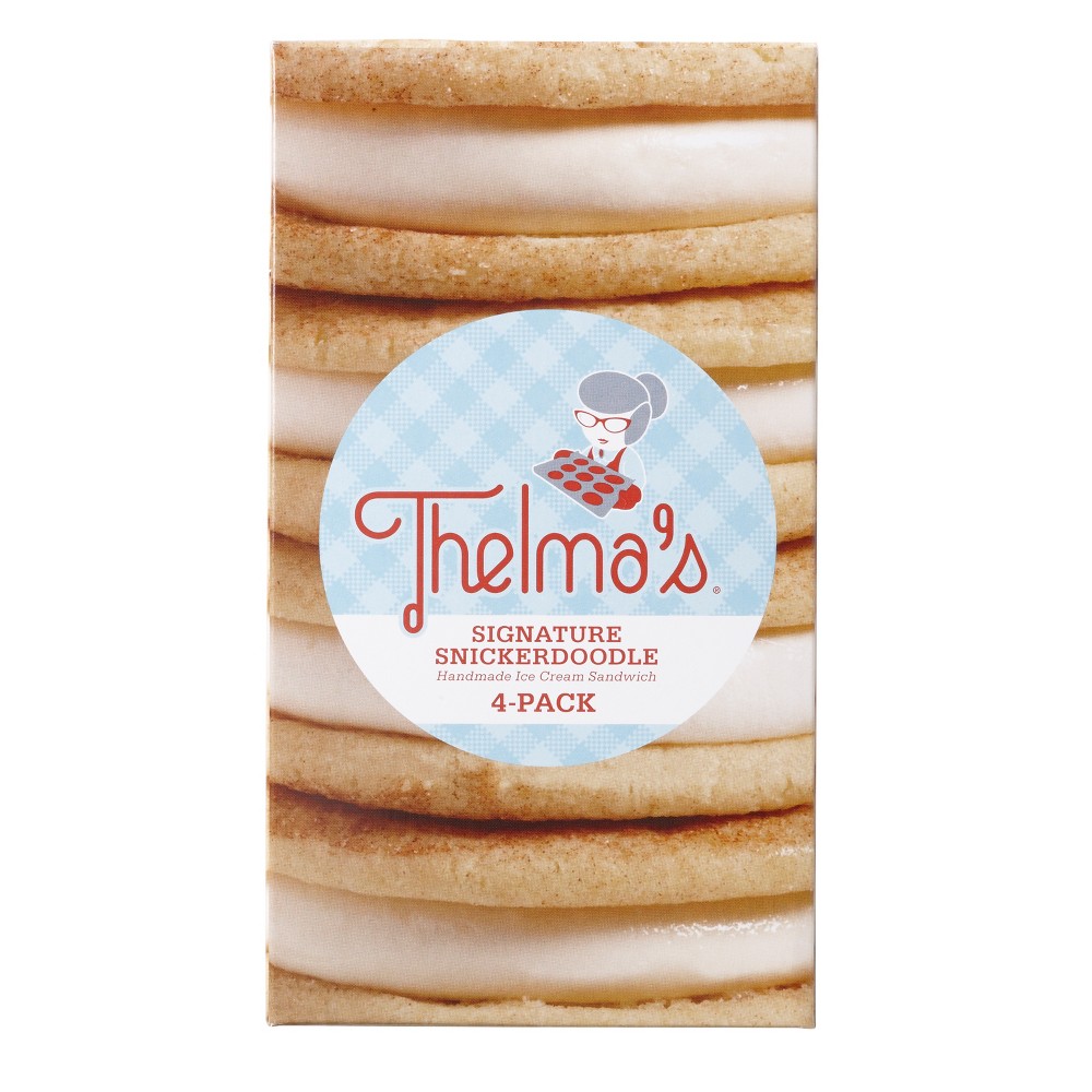 Thelma's Snickerdoodle Ice Cream Sandwich - 4pk