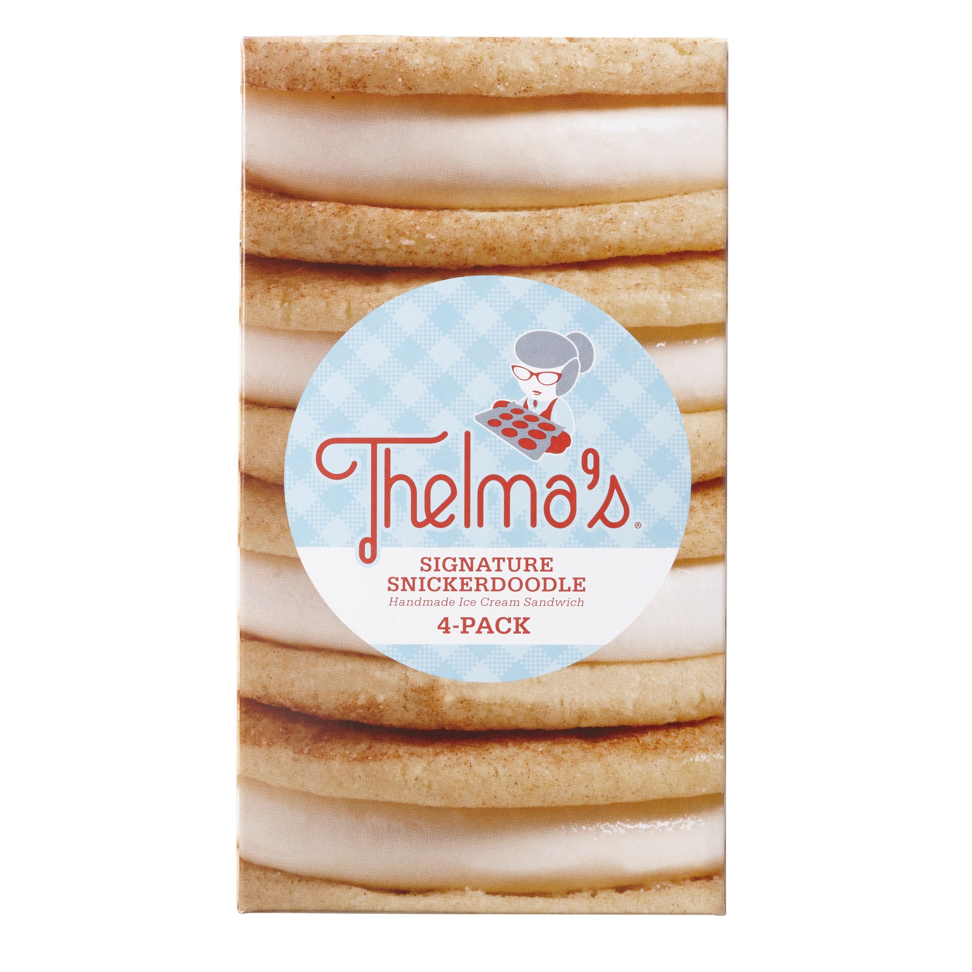 Thelma's Snickerdoodle Ice Cream Sandwich - 4pk thumbnail