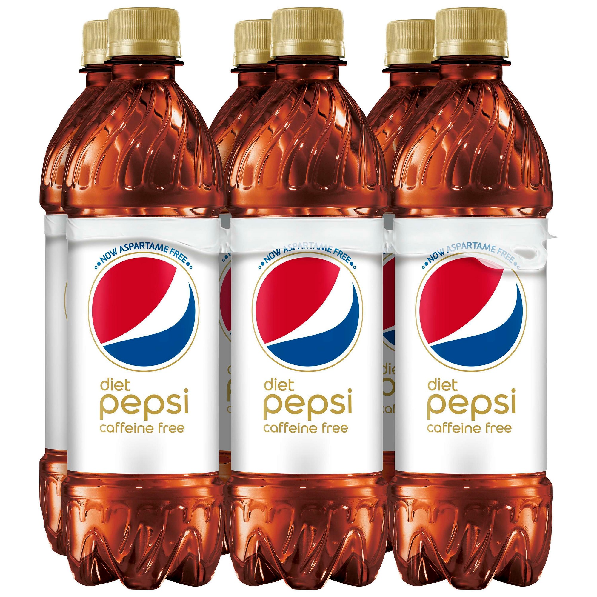 Diet Pepsi Cola Caffeine Free Soda Pop  16.9 Fl Oz  6 Pack Bottles thumbnail