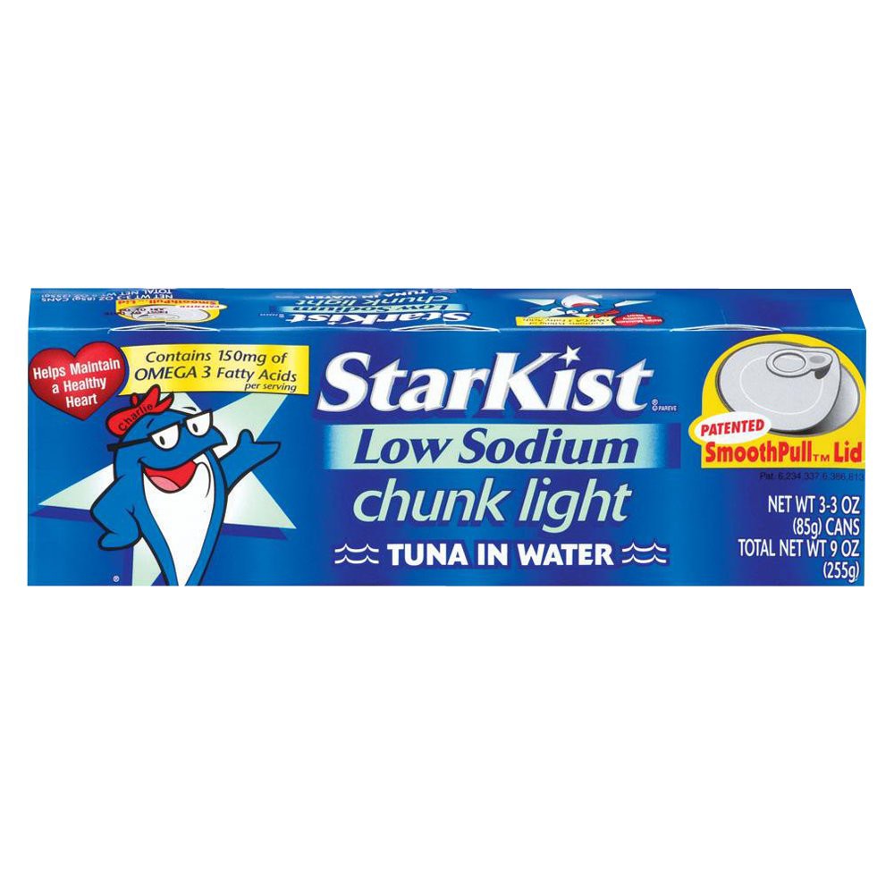 StarKist Low Sodium Chunk Light Tuna in Water 3oz 3 Pk