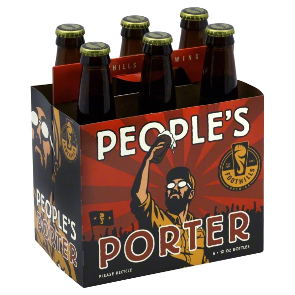 Foothills Peoples Porter, 6 Pack, 12 Fl Oz
