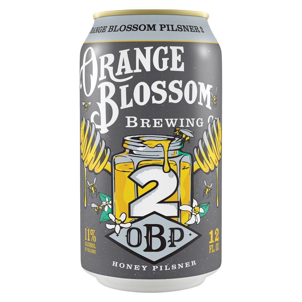 Orange Blossom Pilsner Squared Beer - 4pk/12 Fl Oz Cans