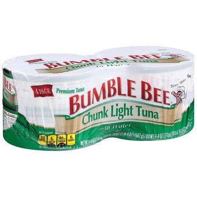 Bumble Bee Chunk Light Tuna in Water 5 Oz - 4 Pk thumbnail