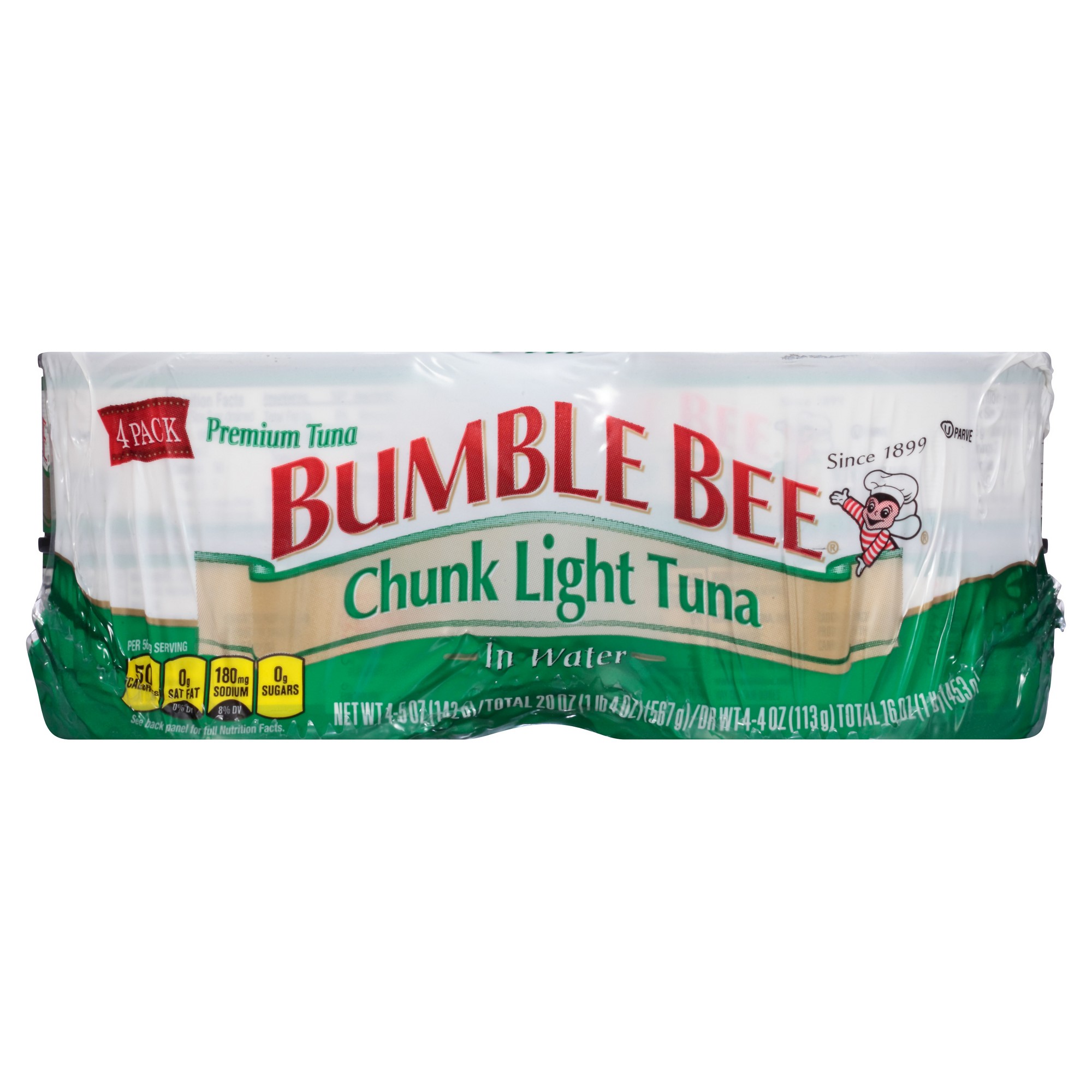 Bumble Bee Chunk Light Tuna in Water 5 Oz - 4 Pk thumbnail