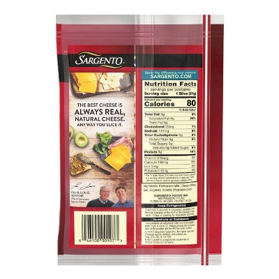 Sargento Natural Muenster Deli-Style Sliced Cheese - 8oz thumbnail