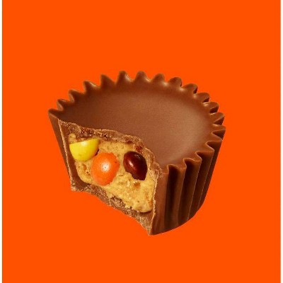 Reese's Milk Chocolate Peanut Butter Cups Miniatures with Reese's Pieces Candy, 10.2 Oz | CVS thumbnail