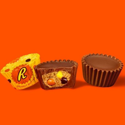 Reese's Milk Chocolate Peanut Butter Cups Miniatures with Reese's Pieces Candy, 10.2 Oz | CVS thumbnail