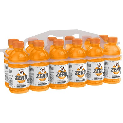 Gatorade Zero Sugar Thirst Quencher  Orange Sports Drinks  12 Fl Oz  12 Count Bottles thumbnail