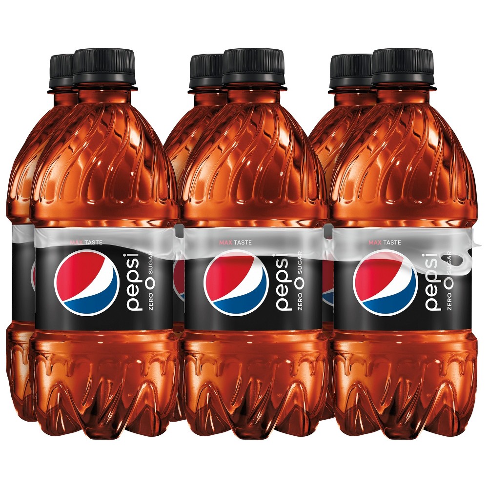 Pepsi Zero Sugar Soda - 6pk/16 Fl Oz Bottles