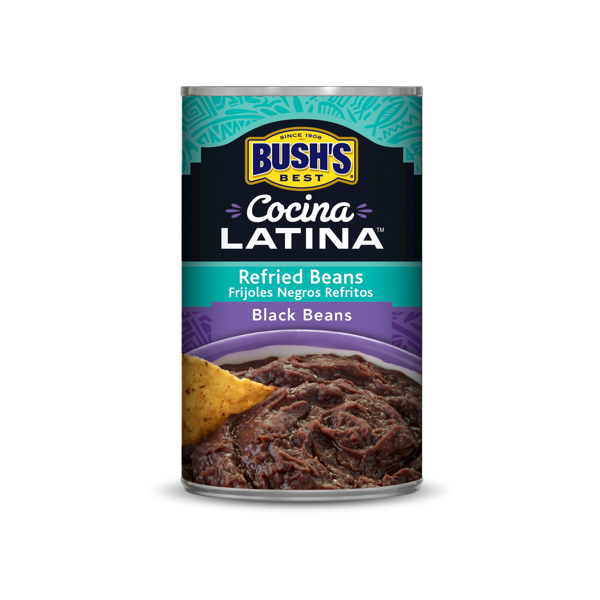 Bush's Best Refried Black Beans 16 Oz thumbnail