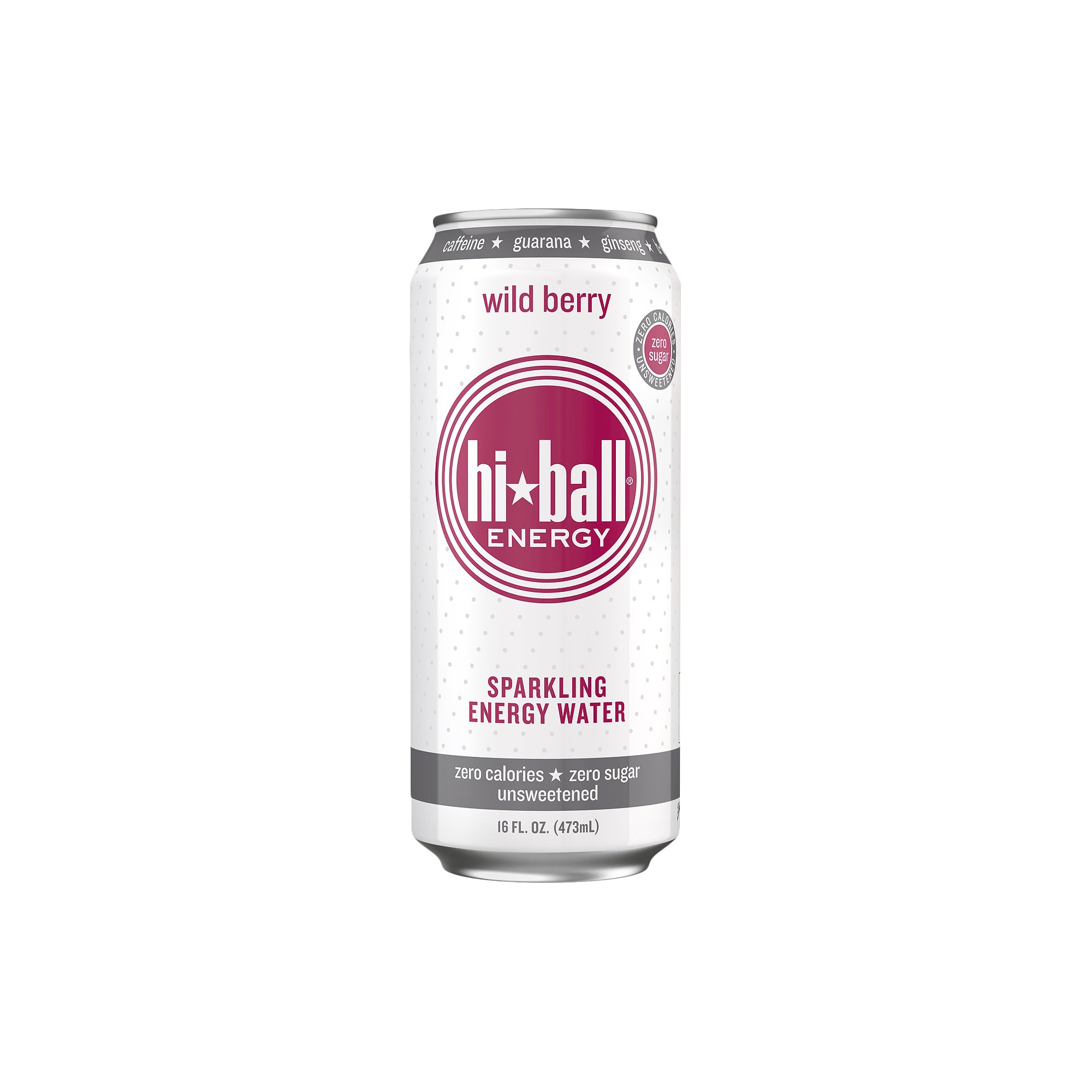 Hiball Sparkling Water Wild Berry Energy Drink - 16 Fl Oz Can thumbnail