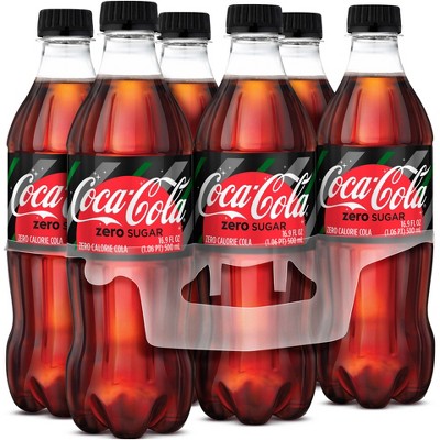 Coca-Cola Zero Sugar - 6pk/16.9 Fl Oz Bottles thumbnail