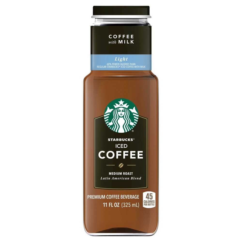 Starbucks Iced Coffee Low Calorie Drink - 11 Fl Oz Glass Bottle