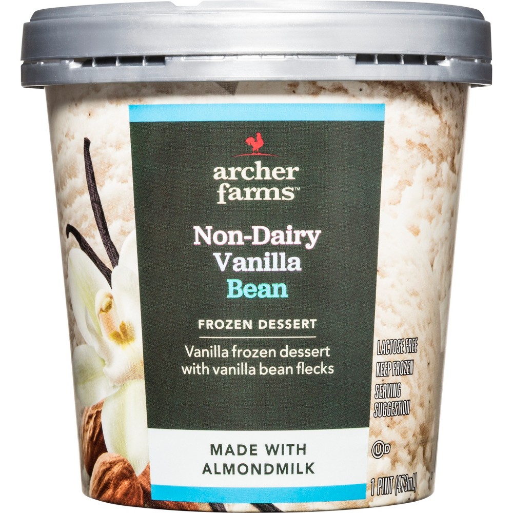 Non-Dairy Vanilla Almond Frozen Dessert - 16oz - Archer Farms