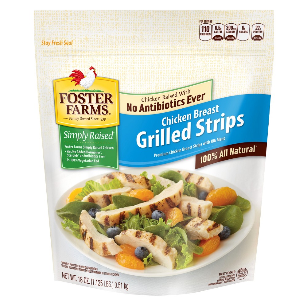 CHICKEN BREAST GRILLED STRIPS