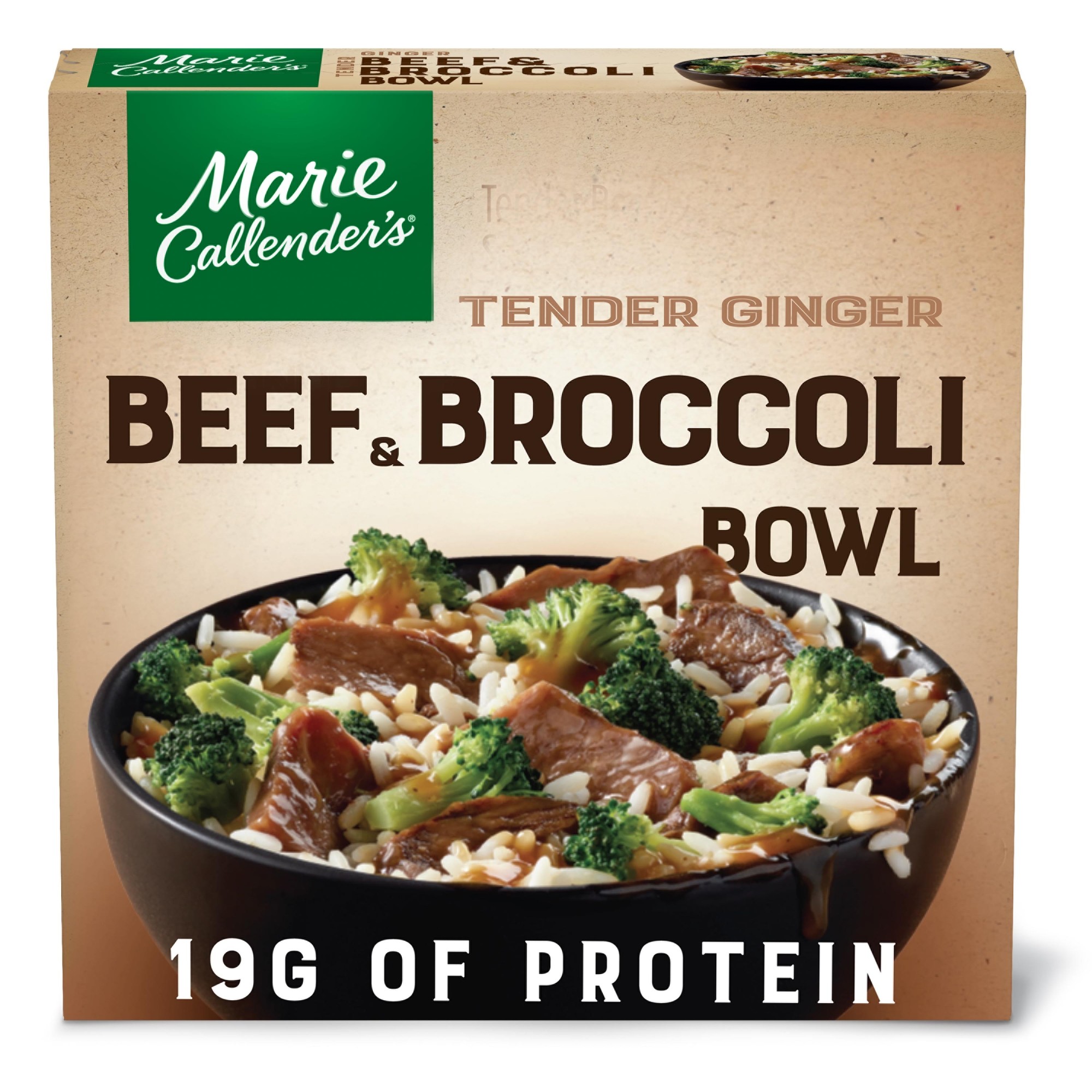 Marie Callender's Tender Ginger Beef and Broccoli Bowl 11.8 Oz (335g)