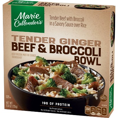 Marie Callender's Tender Ginger Beef and Broccoli Bowl 11.8 Oz (335g) thumbnail