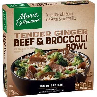 Marie Callender's Tender Ginger Beef and Broccoli Bowl 11.8 Oz (335g) thumbnail
