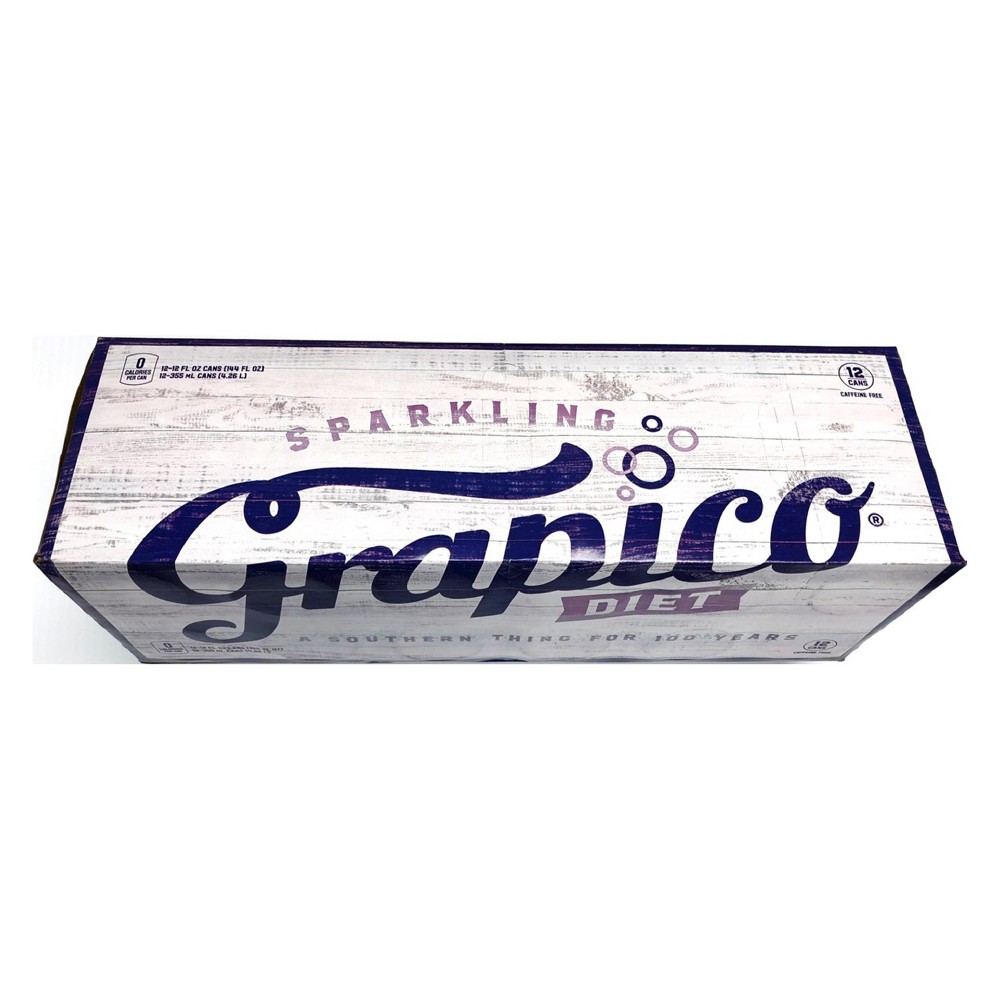 Grapico Sparkling Diet Grape Soda - 12pk/12 Fl Oz Cans