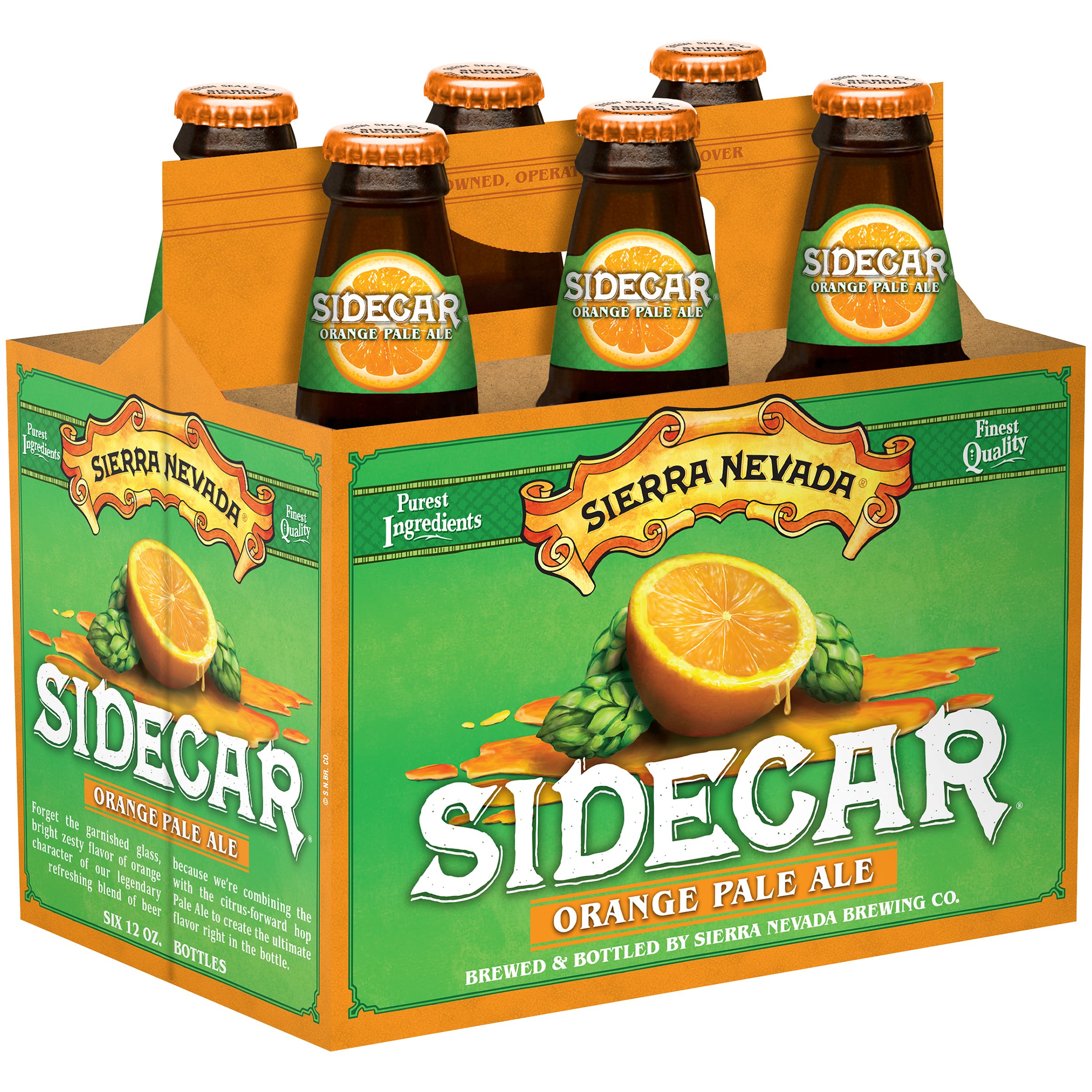 Sierra Nevada® Sidecar® Orange Pale Ale Beer 6-12 Fl. Oz. Bottles