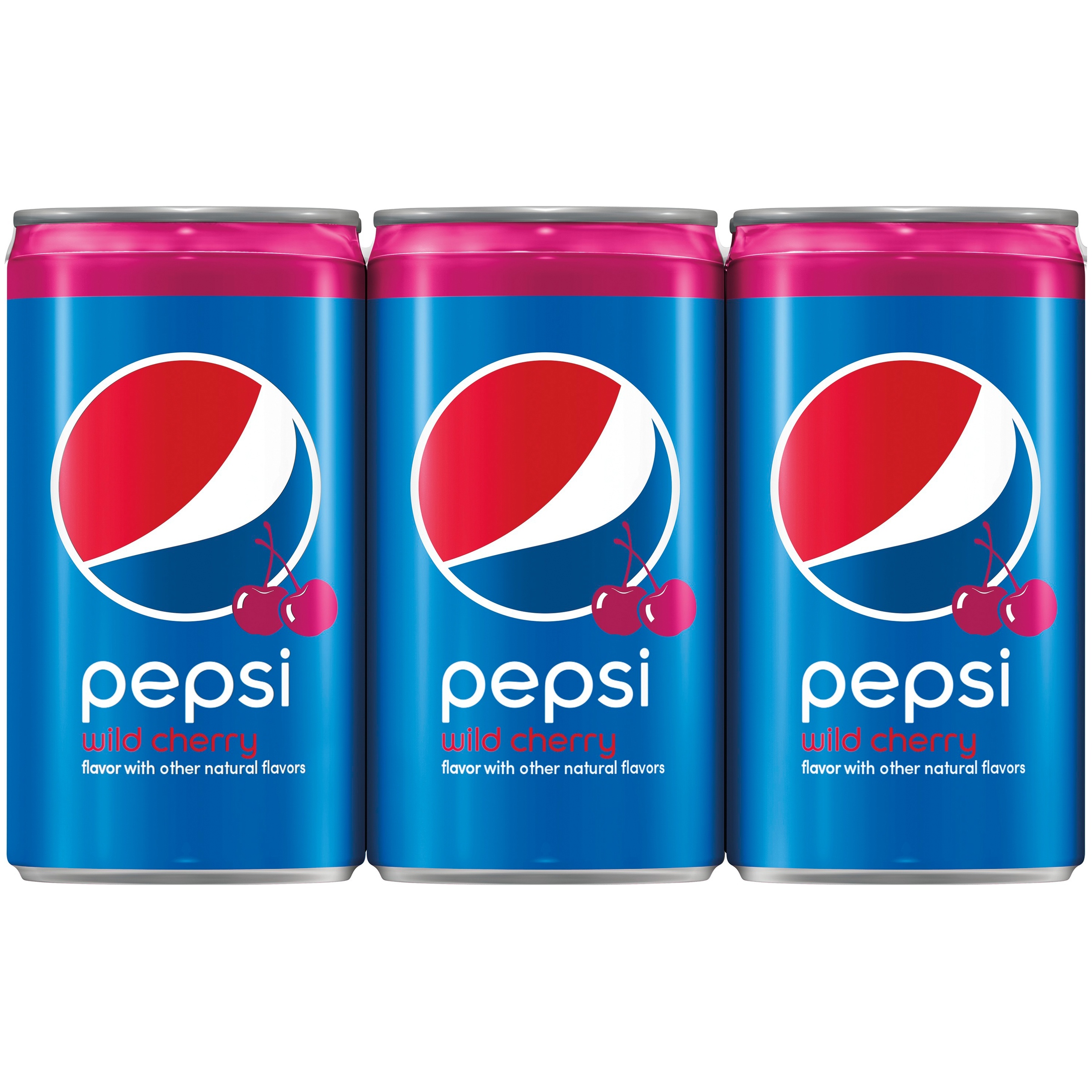 Pepsi Cola Wild Cherry Soda Pop  7.5 Fl Oz  6 Pack Cans