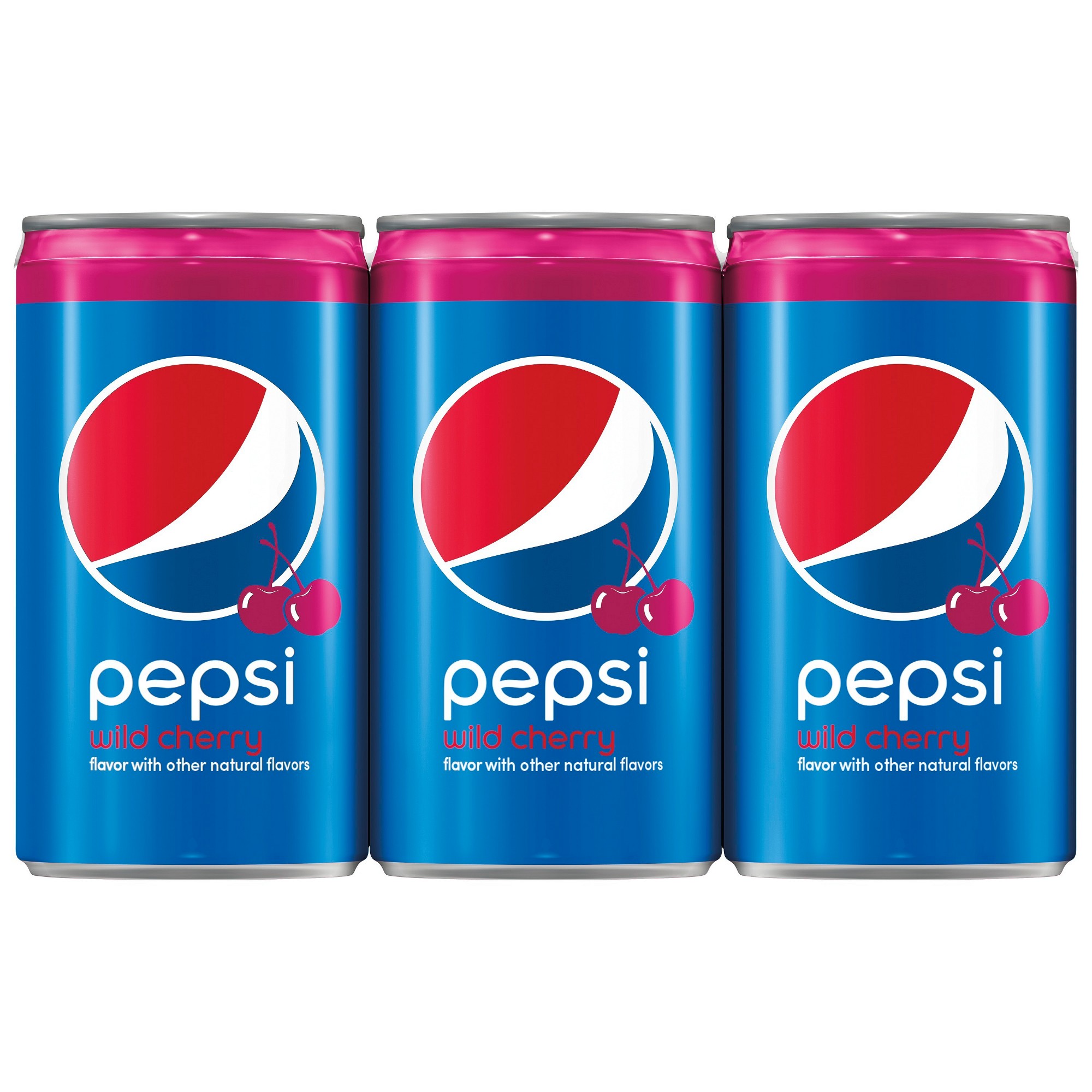 Pepsi Cola Wild Cherry Soda Pop  7.5 Fl Oz  6 Pack Cans thumbnail