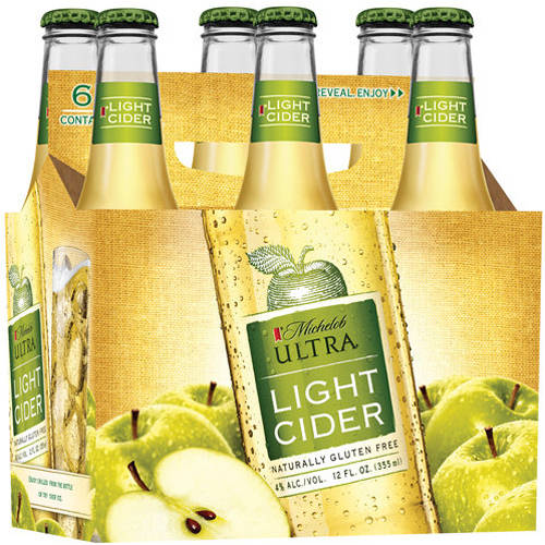 Michelob Ultra Light Cider, 6 Pack, 12 Fl Oz