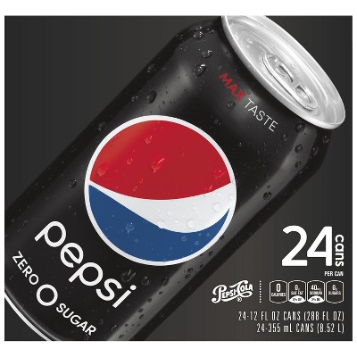 Pepsi Zero Sugar - 24pk/12 Fl Oz Cans thumbnail