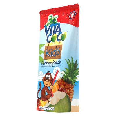 Vita Coco Kids Paradise Punch Fruit-Flavored Coconut Water - 6pk/6 Fl Oz Cartons thumbnail