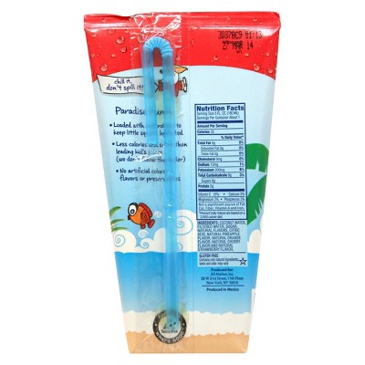 Vita Coco Kids Paradise Punch Fruit-Flavored Coconut Water - 6pk/6 Fl Oz Cartons thumbnail