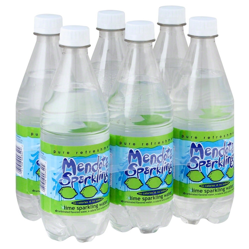 Mendota Springs Sparkling Water - 6pk/20 Fl Oz Bottles