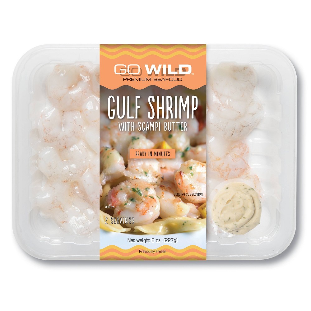 GULF SHRIMP WITH SCAMPI BUTTER, SCAMPI BUTTER