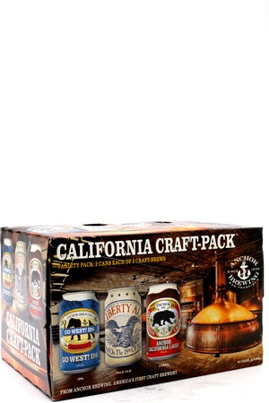 Anchor Beer Variety Pack, 6 Pack, 12 Fl Oz
