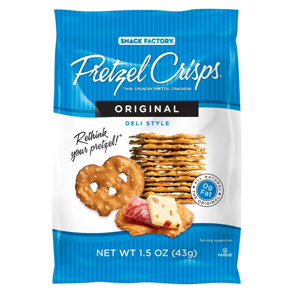 FODMAPs, Gluten & More Snack Factory Pretzel Crisps Original 1.5 oz