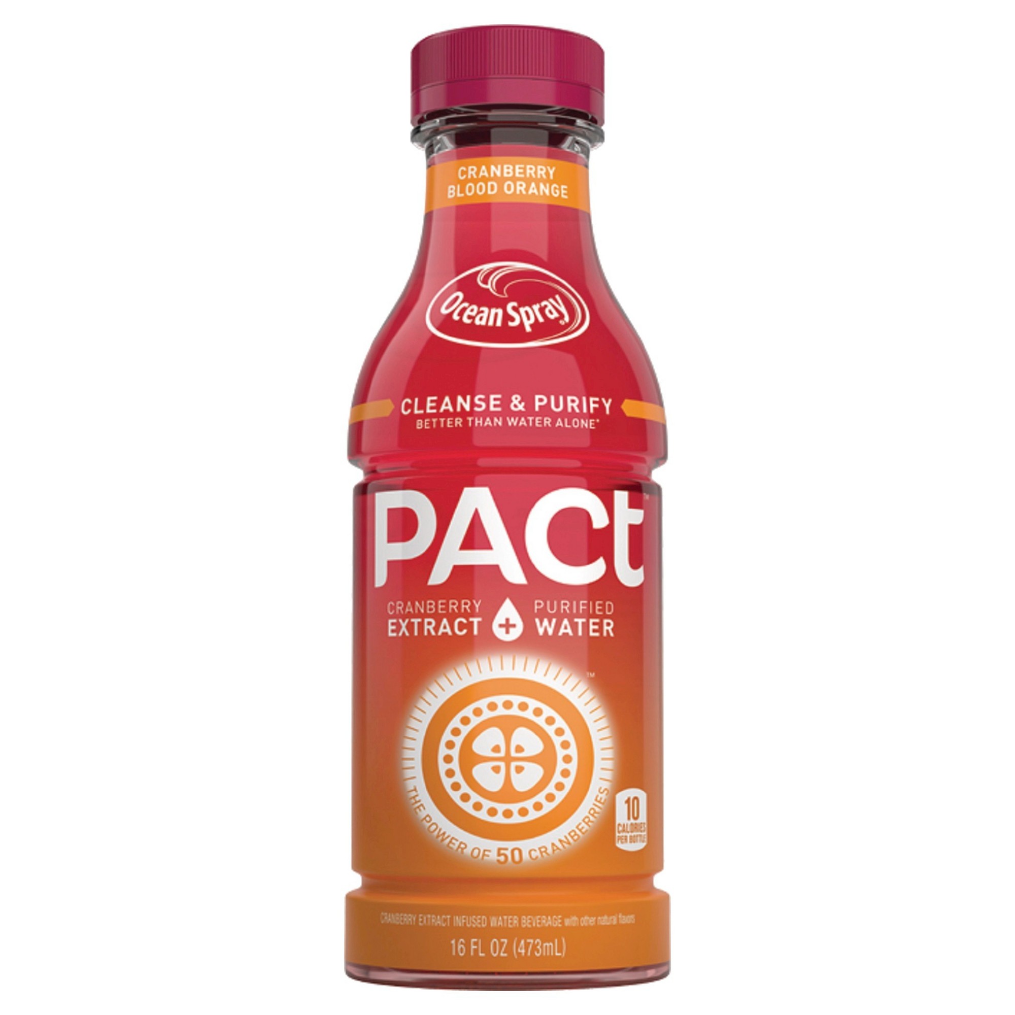 Ocean Spray Pact Cranberry Blood Orange Infused Water - 16 Fl Oz Bottle thumbnail