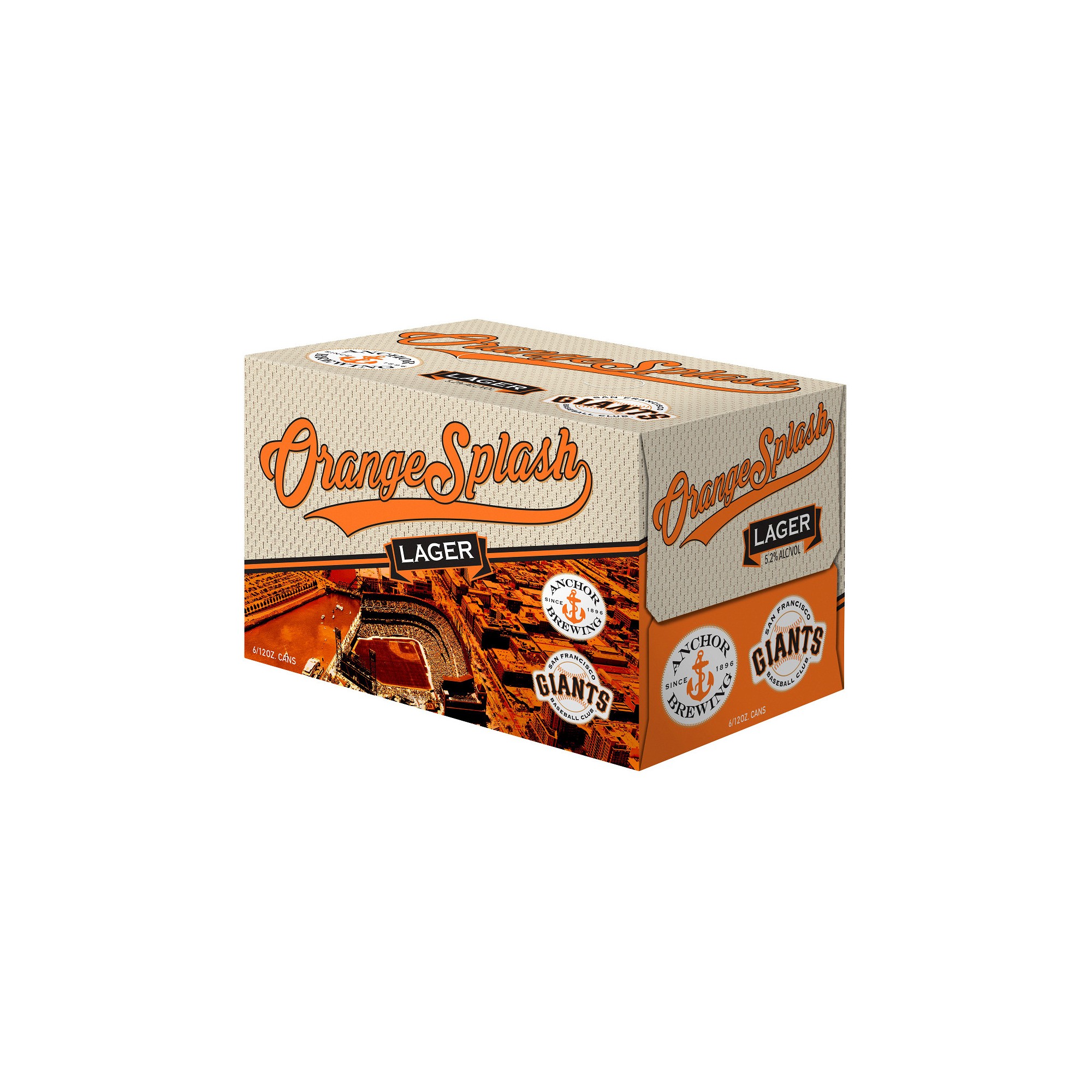 Anchor Orange Splash Lager Beer - 6pk/12 Fl Oz Cans thumbnail