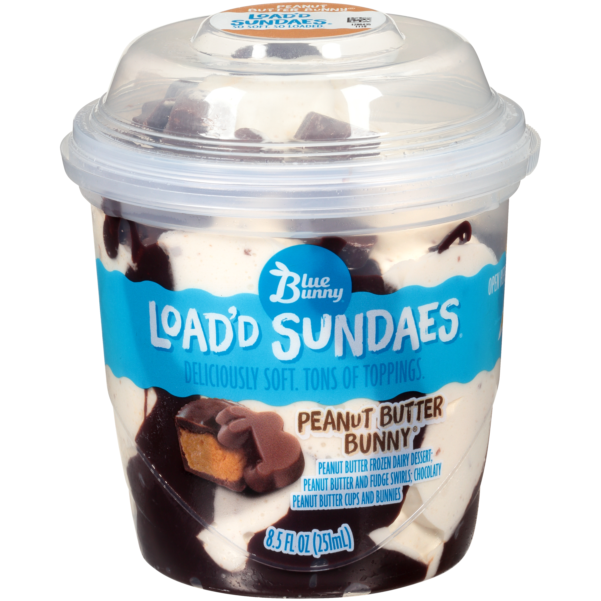 Peanut Butter Ice Cream and Fudge Swirls; Chocolaty Bunnies and Cups, Peanut Butter Bunny