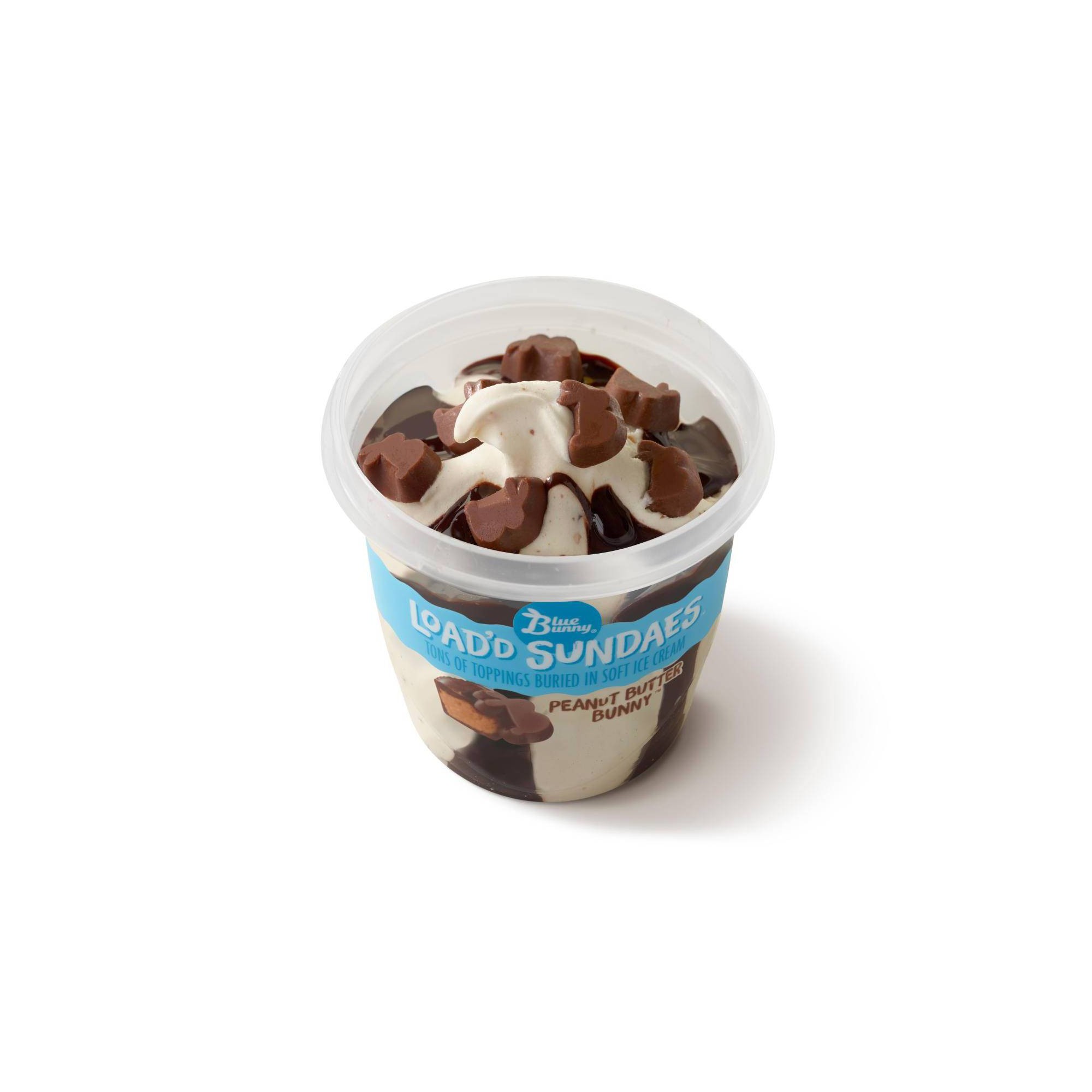 Peanut Butter Ice Cream and Fudge Swirls; Chocolaty Bunnies and Cups, Peanut Butter Bunny thumbnail