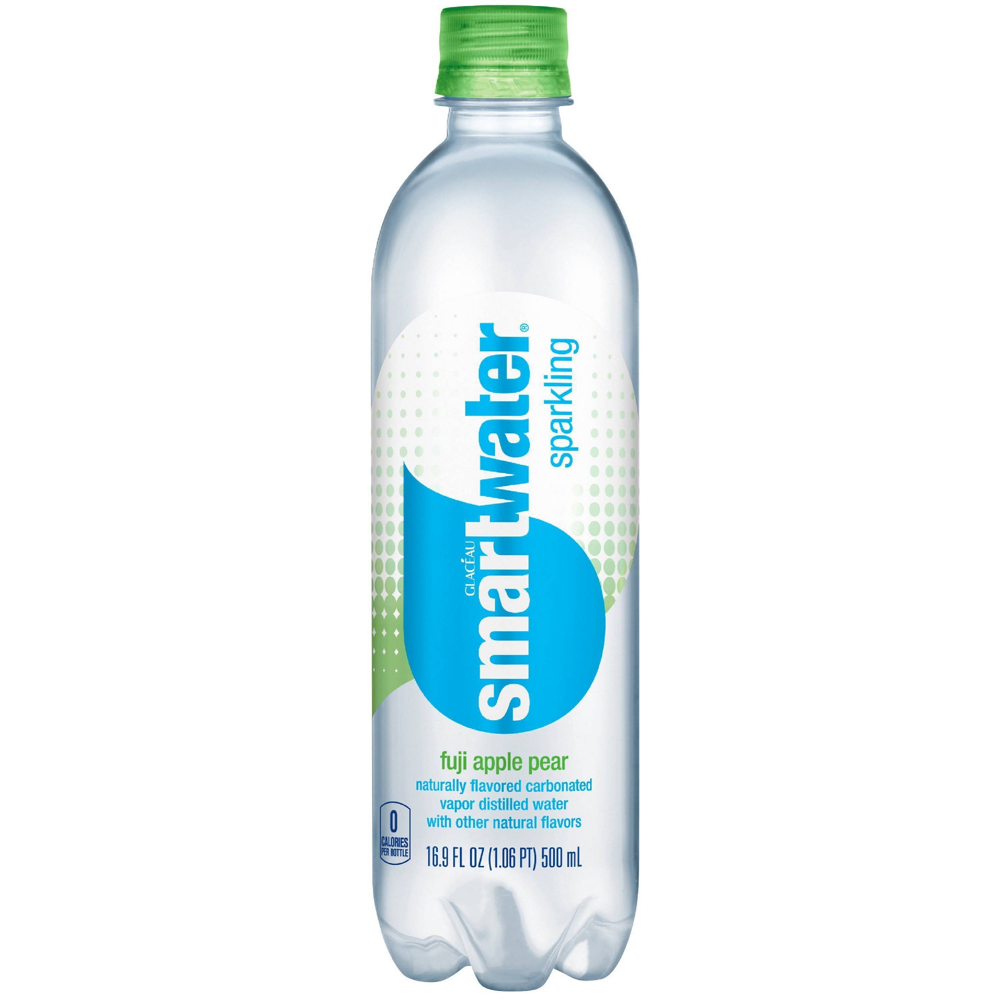 Smartwater Fuji Apple Pear Sparkling Water - 16.91 Fl Oz Bottle thumbnail