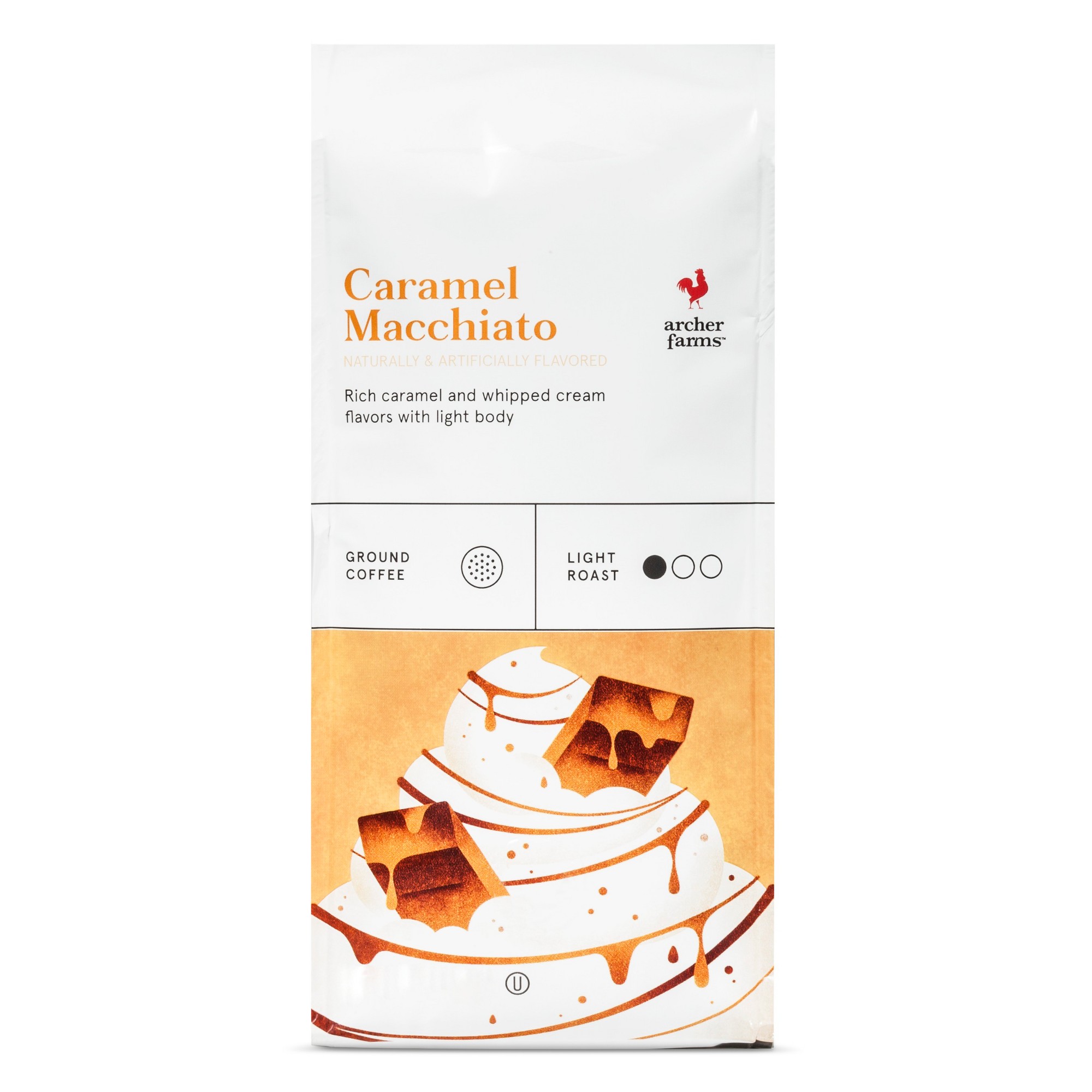 Caramel Macchiato Light Roast Ground Coffee - 12oz - Archer Farms thumbnail