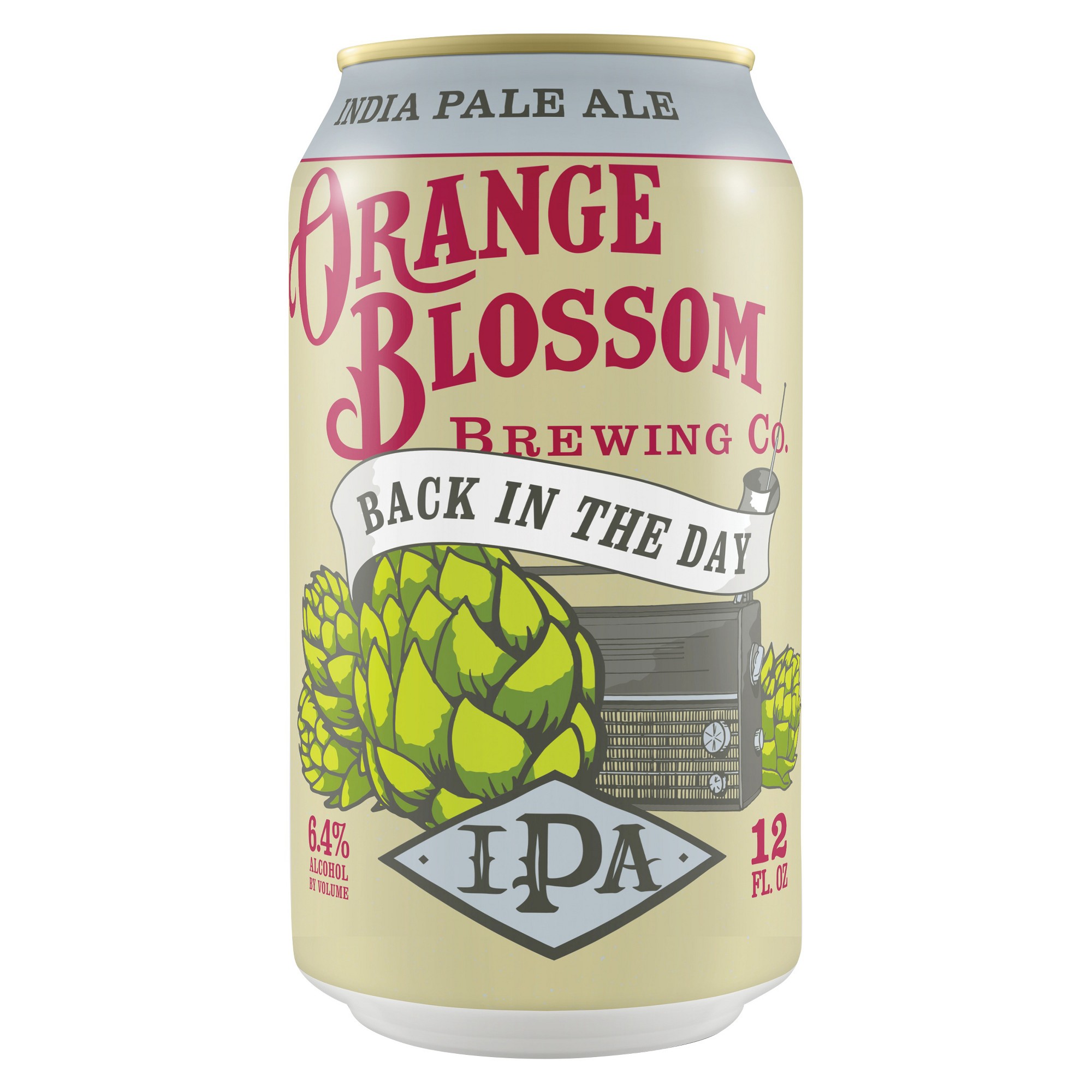 Orange Blossom Back in the Day IPA Beer - 6pk/12 Fl Oz Cans thumbnail