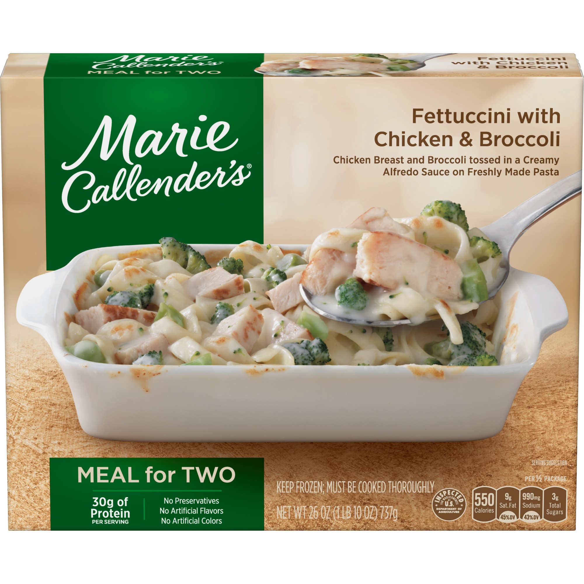 Meal for Two Multiserve Frozen Dinner