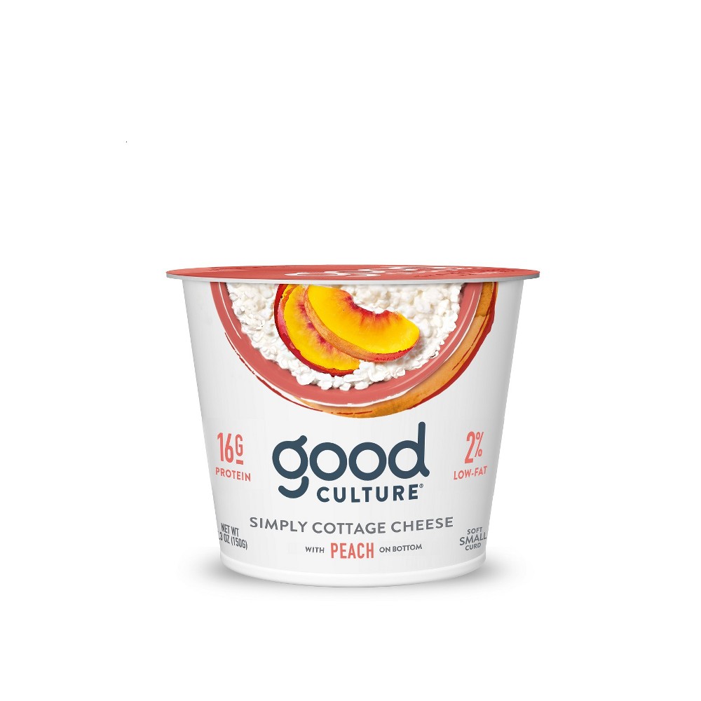Simply Cottage Cheese with Peach on Bottom, Peach