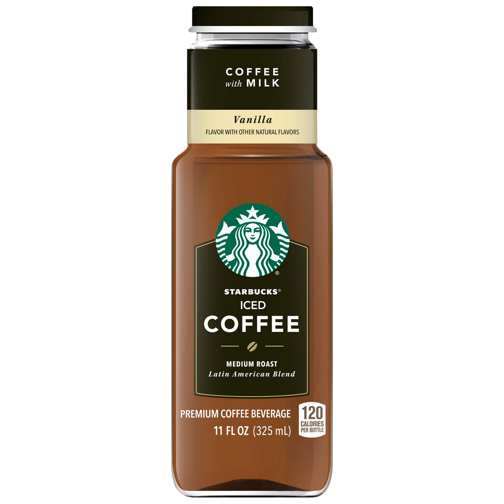 Starbucks Iced Coffee Vanilla Drink - 11 Fl Oz Glass Bottle